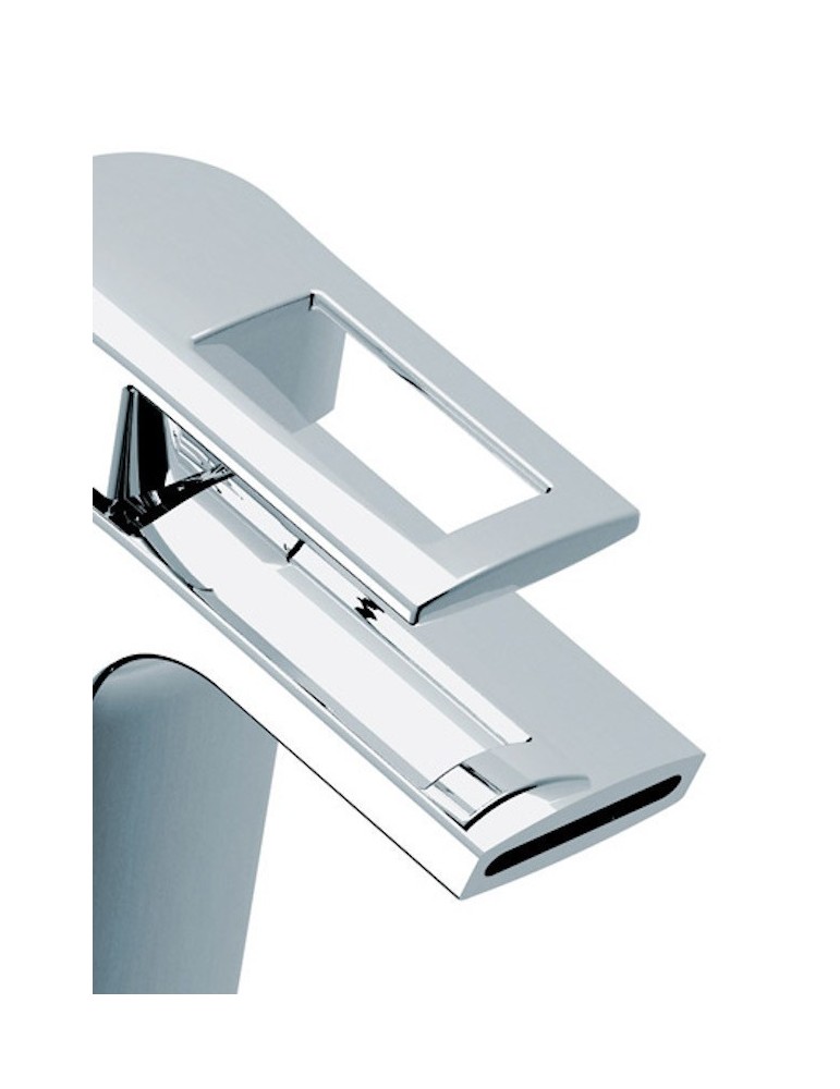 Eurorama Miscelatore Lavabo Serie FLUE 138309 con scarico 1"1/4  CLICK CLACK dettaglio miscelatore
