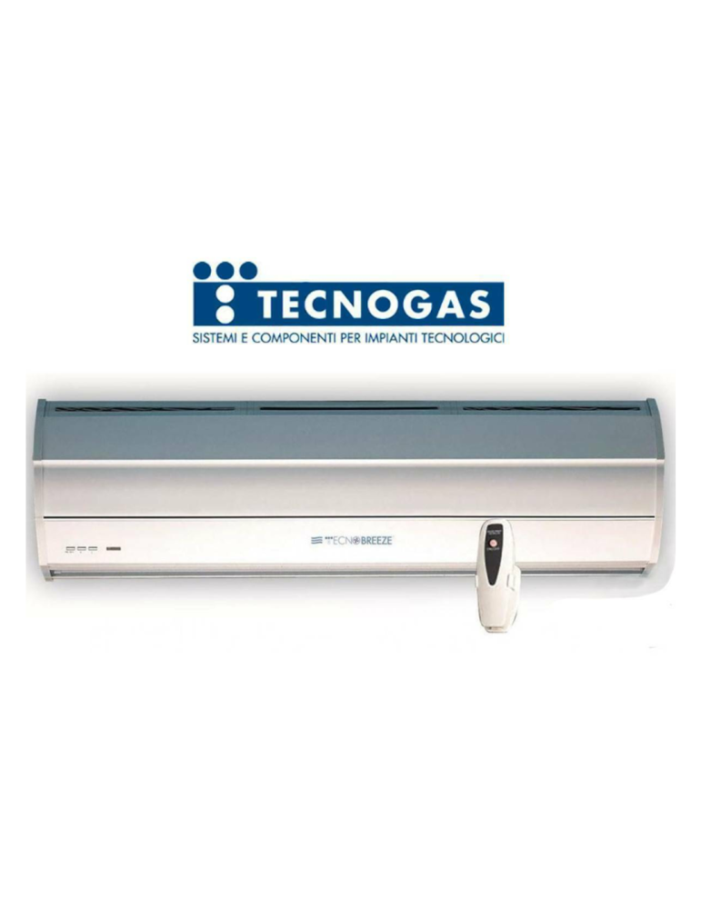 Tecnogas Barriera d'aria Tecnobreeze Fashion Wind 120 cm a parete