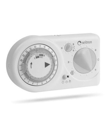 Seitron Cronotermostato Elettronico Tempora TCEGIOBI03 con Programmazione Giornaliera