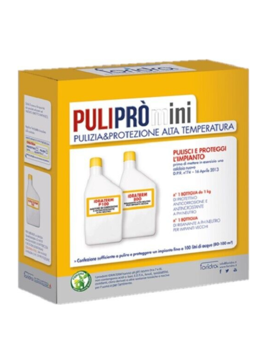 Foridra Puliprò Mini Per Pulire e Proteggere ImpiantI ad Alta Temperatura