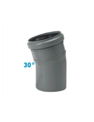 Curva 30° polipropilene diametro 40 mm Innesto