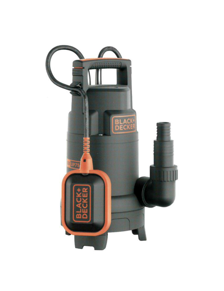 Black+Decker Elettropompa per Acque Scure/Chiare BXUP750PTE