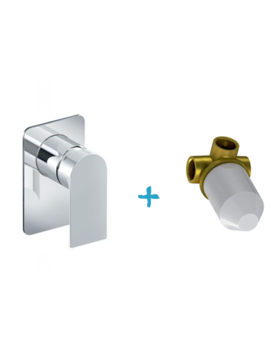 Eurorama Miscelatore Doccia Incasso Serie CHARMA PE148055SL + 730355