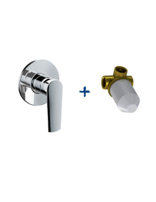 Eurorama Miscelatore Doccia Incasso Serie KLINT PE142055 + 730355