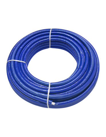 Nupi Tubo Multistrato 26 x 3 Coibentato Blu Rotolo Ml 25
