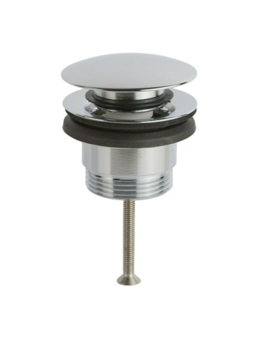 Damast Piletta Di Scarico Click-Clack Tondo Universale In Ottone 1"1/4