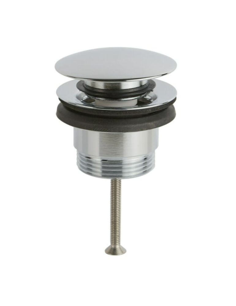 Damast Piletta Di Scarico Click-Clack Tondo Universale In Ottone 1"1/4