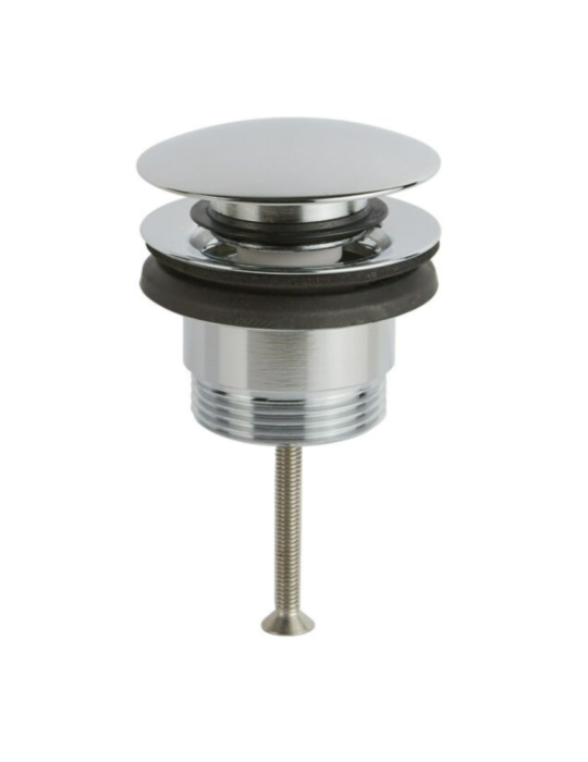 Damast Piletta Di Scarico Click-Clack Tondo Universale In Ottone 1"1/4