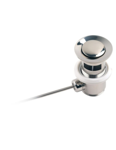 Piletta in ottone 1" con saltello automatico tappo incluso