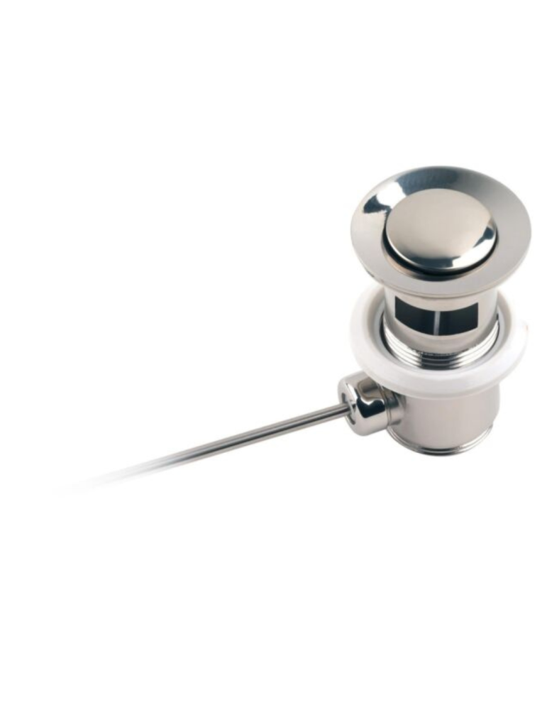 Piletta in ottone 1" con saltello automatico tappo incluso