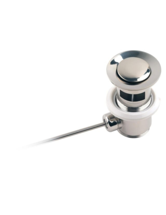 Piletta in ottone 1" con saltello automatico tappo incluso