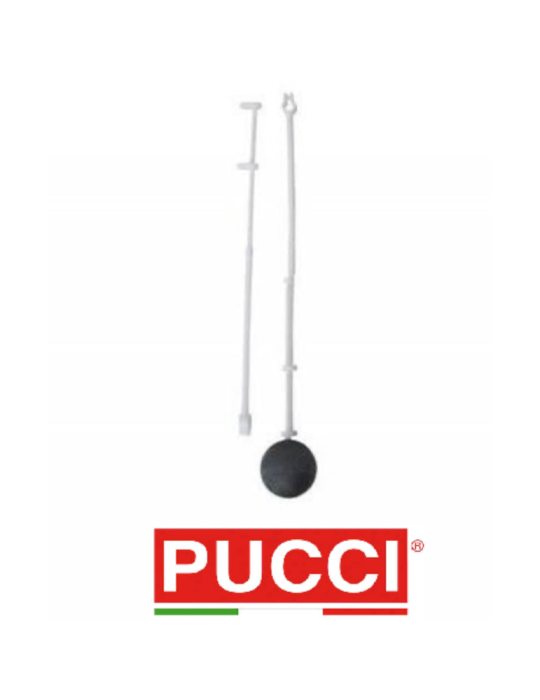 Groupe complet sphère avec tige Pucci pièce de rechange originale 80006261 Pack. 3 pièces