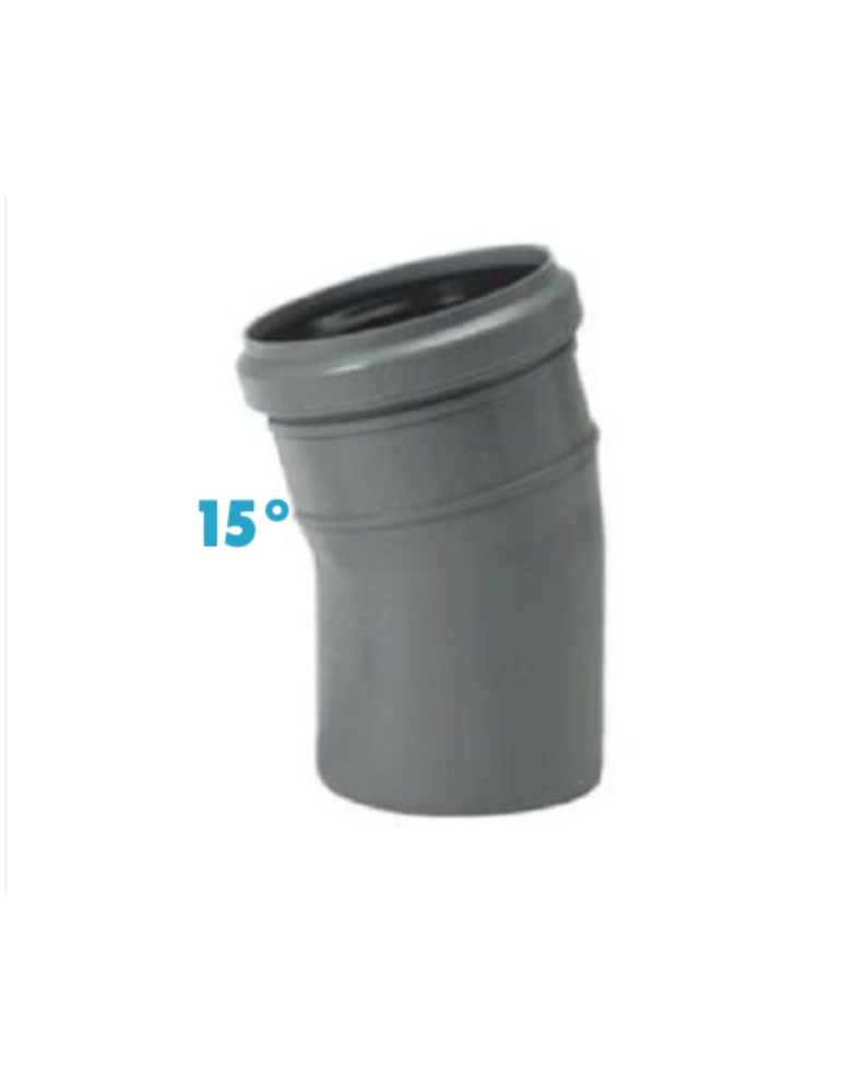 Courbes 15° Polypropylène Diamètre 40 mm Emboîtement Conf. 25 pièces