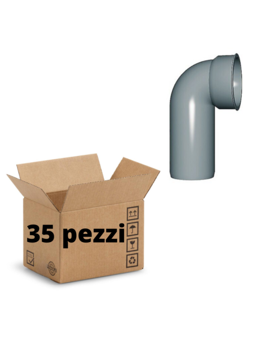 Courbes Techniques Polypropylène Diamètre 40 mm Emboîtement Paquet. 35 pièces