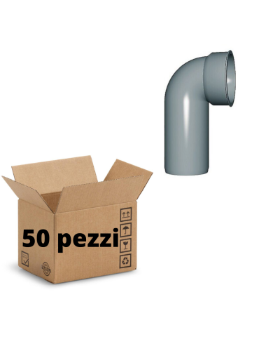 Courbes Techniques Polypropylène diamètre 32 mm Emboîtement Paquet de 50 pièces