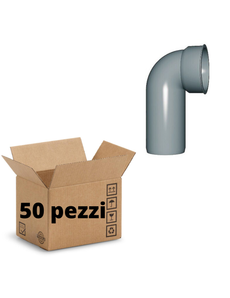 Courbes Techniques Polypropylène diamètre 32 mm Emboîtement Paquet de 50 pièces