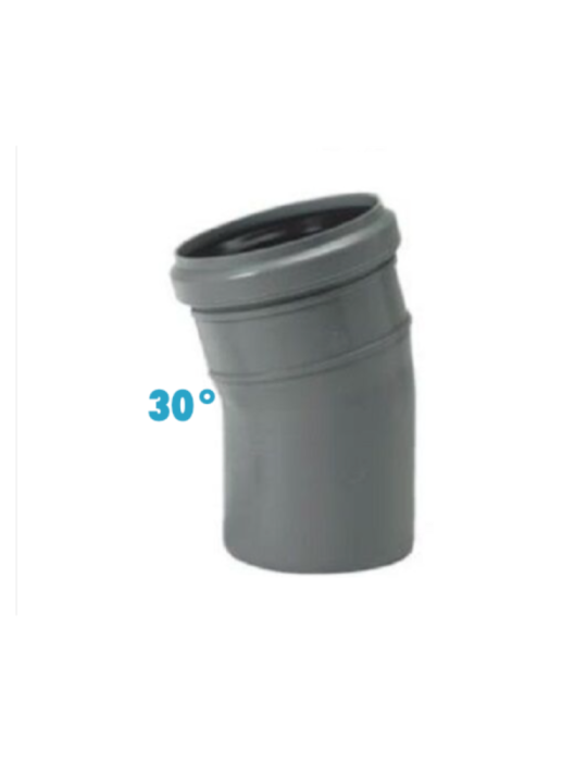 Courbes 30° Polypropylène Diamètre 32 mm Emboîtement Paquet de 40 pièces