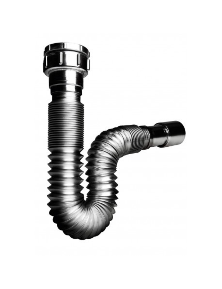 Bonomini Tuyau d'échappement Jolly Flex Chromé 1"1/4