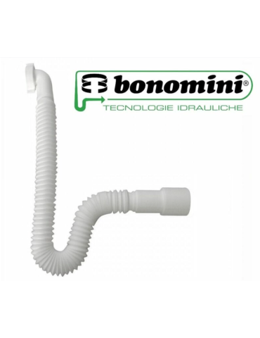 Bonomini Tuyau d'évacuation Jolly Flex avec raccord courbé différentes dimensions 1"1/4 - 1"1/2
