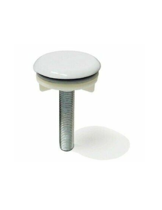 Bouchon de trou blanc pour lavabo pack de deux pièces