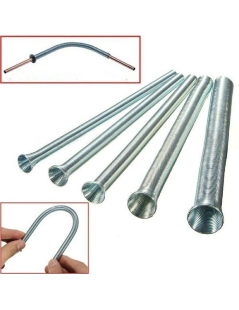 Ensemble Ressort Courbe Tube Cuivre pour Climatisation de 3/8 - 1/2 - 5/8