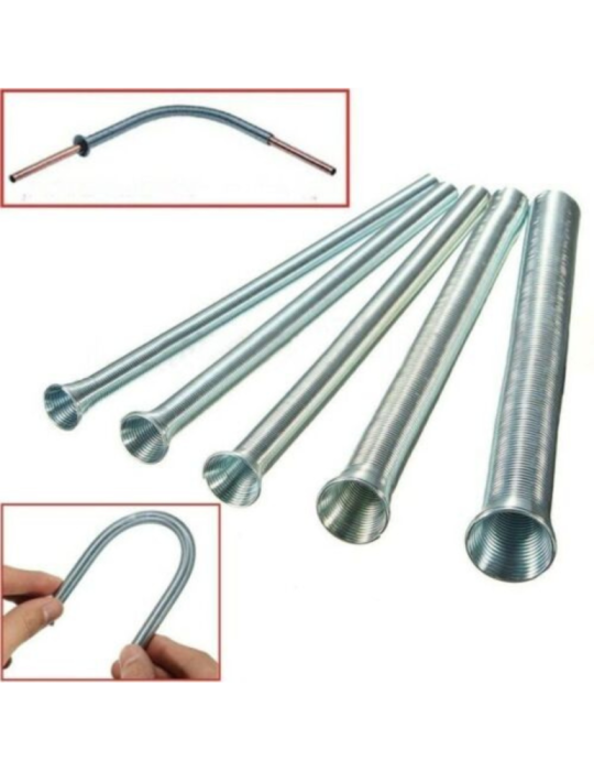 Ensemble Ressort Courbe Tube Cuivre pour Climatisation de 3/8 - 1/2 - 5/8