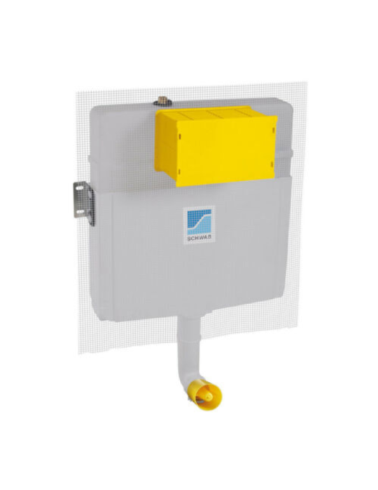 Schwab Boîte encastrée pour WC Double Décharge Mod. UP 199