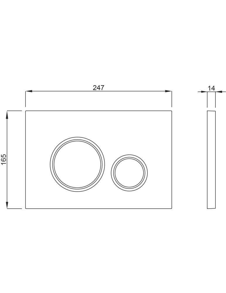 Schwab Plaque Vela Noir Mat - P47-0190-0253