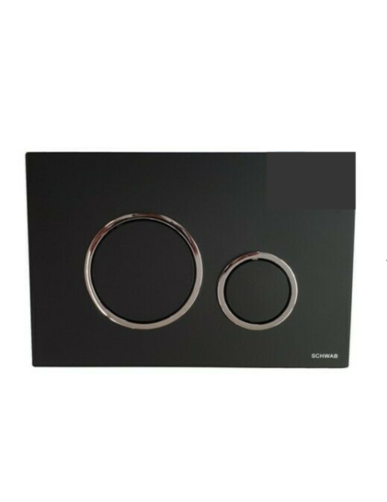 Plaque Schwab Vela Noir/Chrome - P47-0202-0250