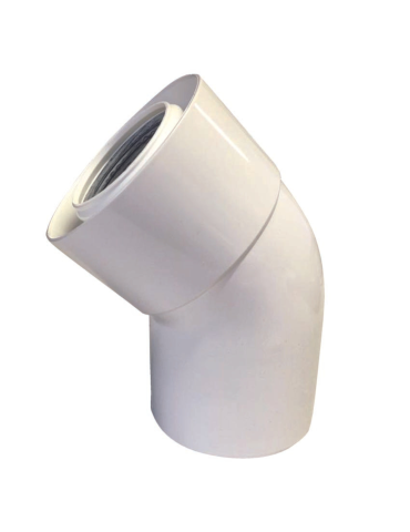 Ferrari Curva Coassiale Condensazione PPS/PVC M/F DA 45° o 90° Diam. 60/100