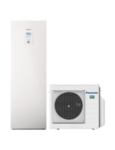 Panasonic Pompa di Calore Splittata Aquarea All In One 5/7 KW con WH-ADC0309J3E5C Monofase Inverter R-32 Classe A+++