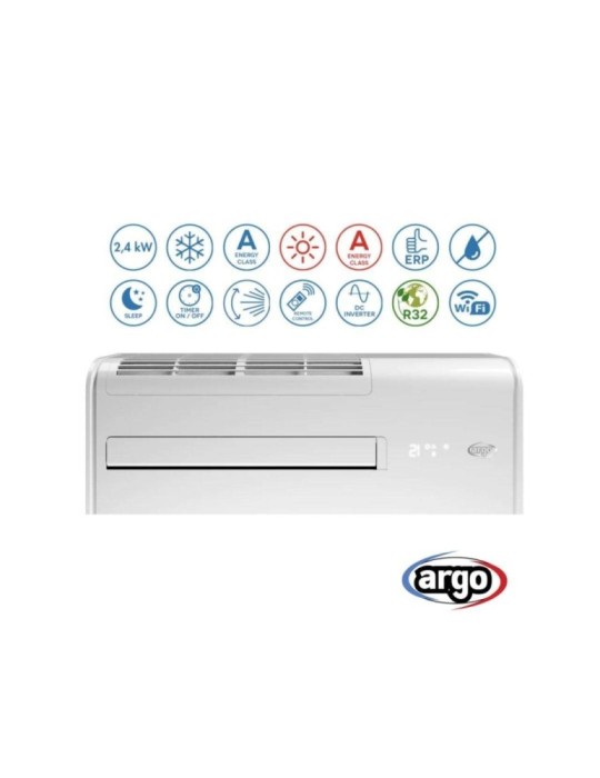 Argo Climatizzatore monoblocco Apollo 12hp 12000 Btu Inverter R-32 Wi-Fi integrato Caratteristiche