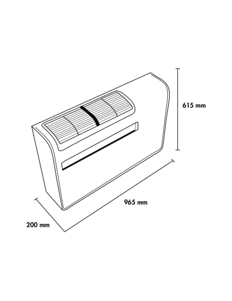 Argo Climatizzatore monoblocco Apollo 10SC 7000 Btu Inverter R-32 Wi-Fi integrato