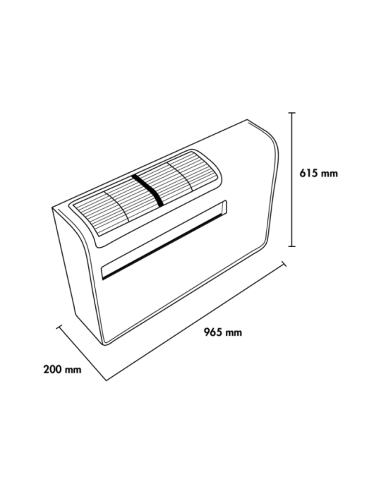Argo Climatizzatore monoblocco Apollo 10SC 7000 Btu Inverter R-32 Wi-Fi integrato