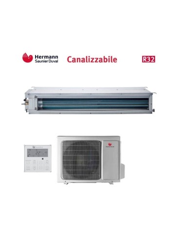 Hermann Saunier Duval Climatizzatore Canalizzato VivAir SDH19-050-070-IDNI R-32 Classe A++