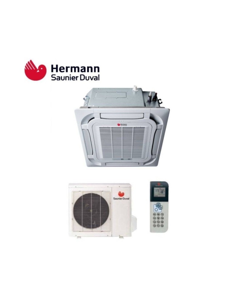 Hermann Saunier Duval Climatizzatore Monosplit a Cassetta a 4 Vie Inverter serie VivAir SDH19-050 IKNI R-32 Classe A++