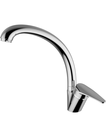 Miscelatore Monocomando Teorema Lavello canna conica Cromo Serie T-One