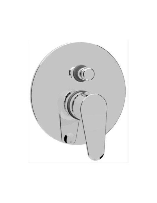 Miscelatore Monocomando Teorema Doccia Incasso c/deviatore Cromo Serie T-One