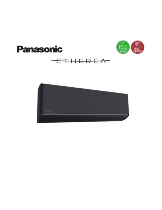 Panasonic Climatizzatore Dual Split Etherea Dark 12+12 Con CU-2Z50TBE Inverter R-32 Wi-Fi Classe A+++ U.I.