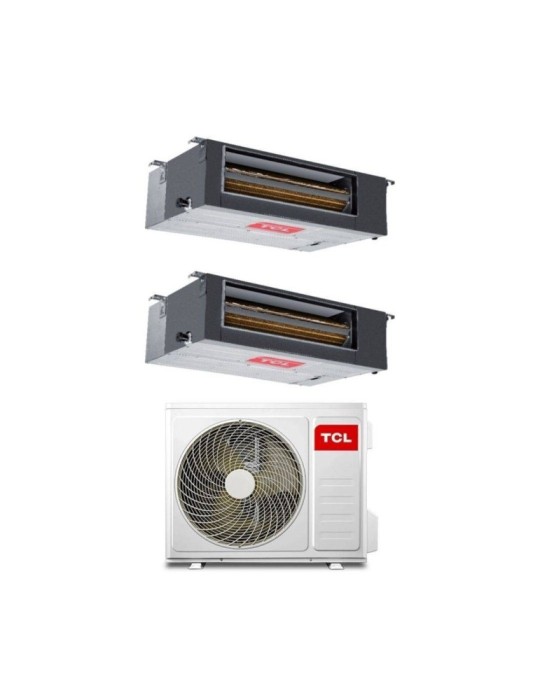 TCL Climatizzatore Dual Split Canalizzato 12+12 con MT2730 Inverter R-32 Classe A++
