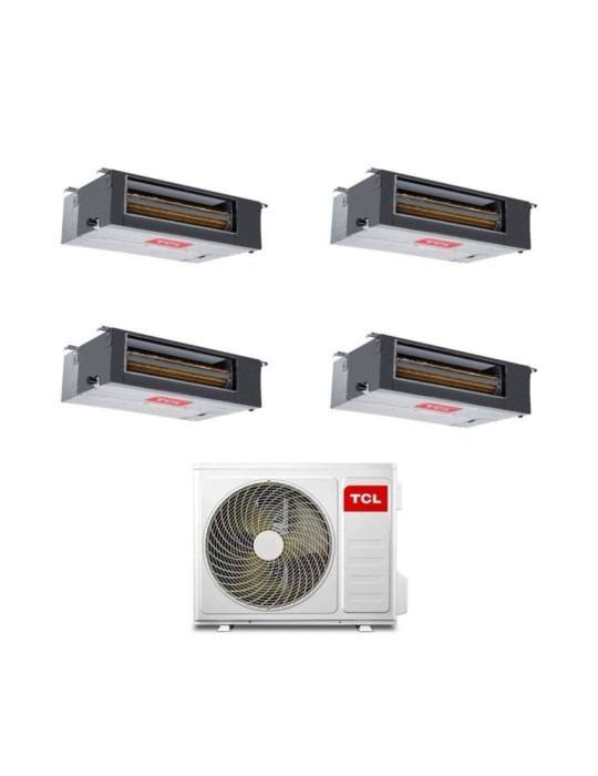 TCL Climatizzatore Quadri Split Canalizzato 9+12+12+12 con MT3240 Inverter R-32 Classe A++