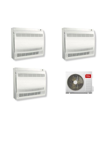 TCL Climatizzatore Trial Split Console 12+12+12 con MT3240 Inverter R-32 Classe A++