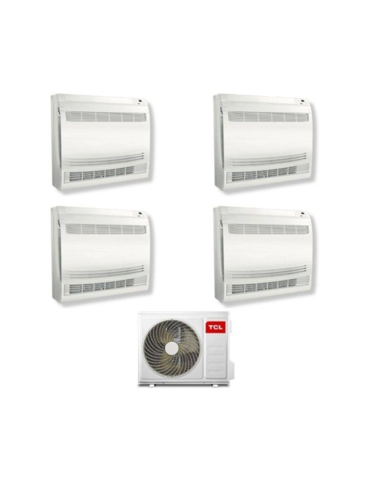 TCL Climatizzatore Quadri Split Console 9+9+12+18 con MT4250 Inverter R-32 Classe A++