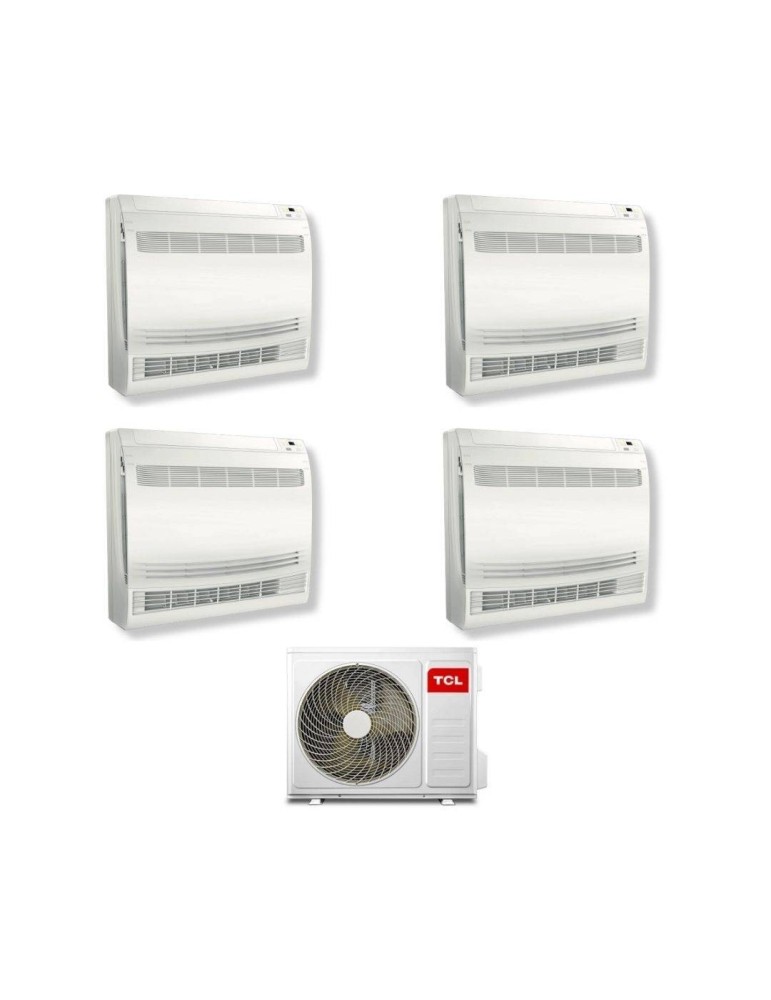 TCL Climatizzatore Quadri Split Console 12+12+12+12 con MT4250Inverter R-32 Classe A++