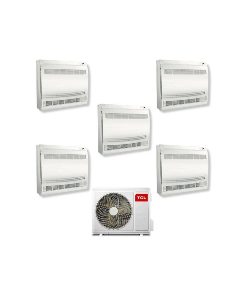 TCL Climatizzatore Penta Split Console 12+12+12+12+12 con MT4250 Inverter R-32 Classe A++