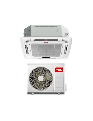 TCL Climatizzatore Monosplit a Cassetta MN24SS0 + MT2410 Inverter R-32 Wi-FI A++
