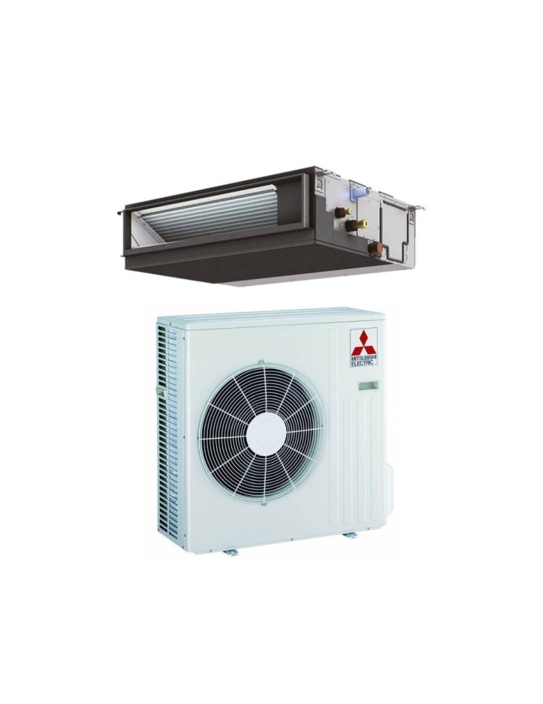 Mitsubishi Climatizzatore Canalizzato PEAD-M100JA2+PUZ-M100VKA2-T 34000 btu Trifase Media Prevalenza R-32 Wi-Fi Opt Classe A++