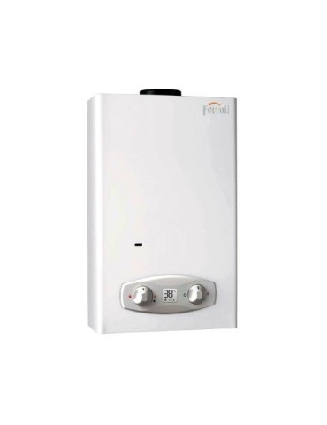 Ferroli Scaldabagno a Gas a Camera Aperta Zefiro Eco 11 Metano Lo NOx