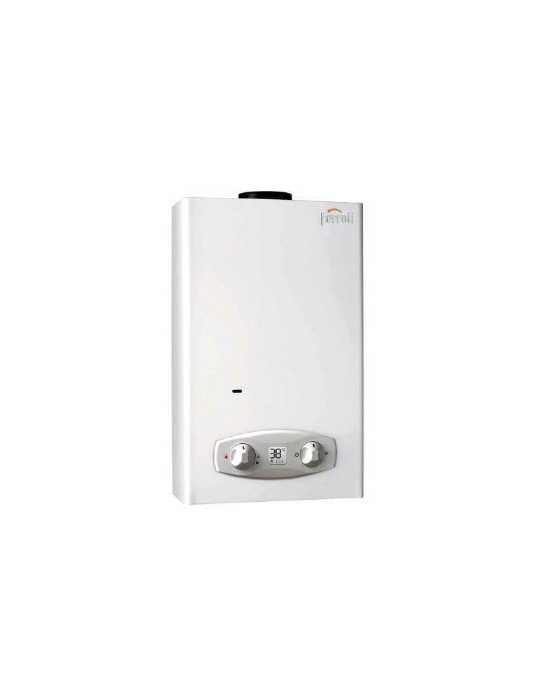 Ferroli Scaldabagno a Gas a Camera Aperta Zefiro Eco 11 Metano Lo NOx