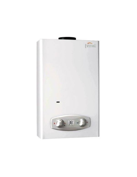 Ferroli Scaldabagno a Gas a Camera Aperta Zefiro Eco 11 Metano Lo NOx